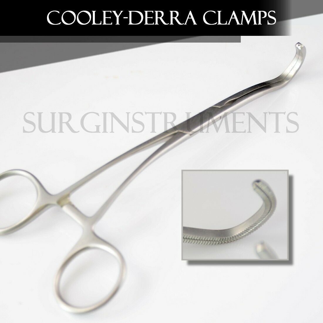 Cooley-Derra Pediatric Vascular Clamps For Anastomosis 6.5″ – Small German Grade