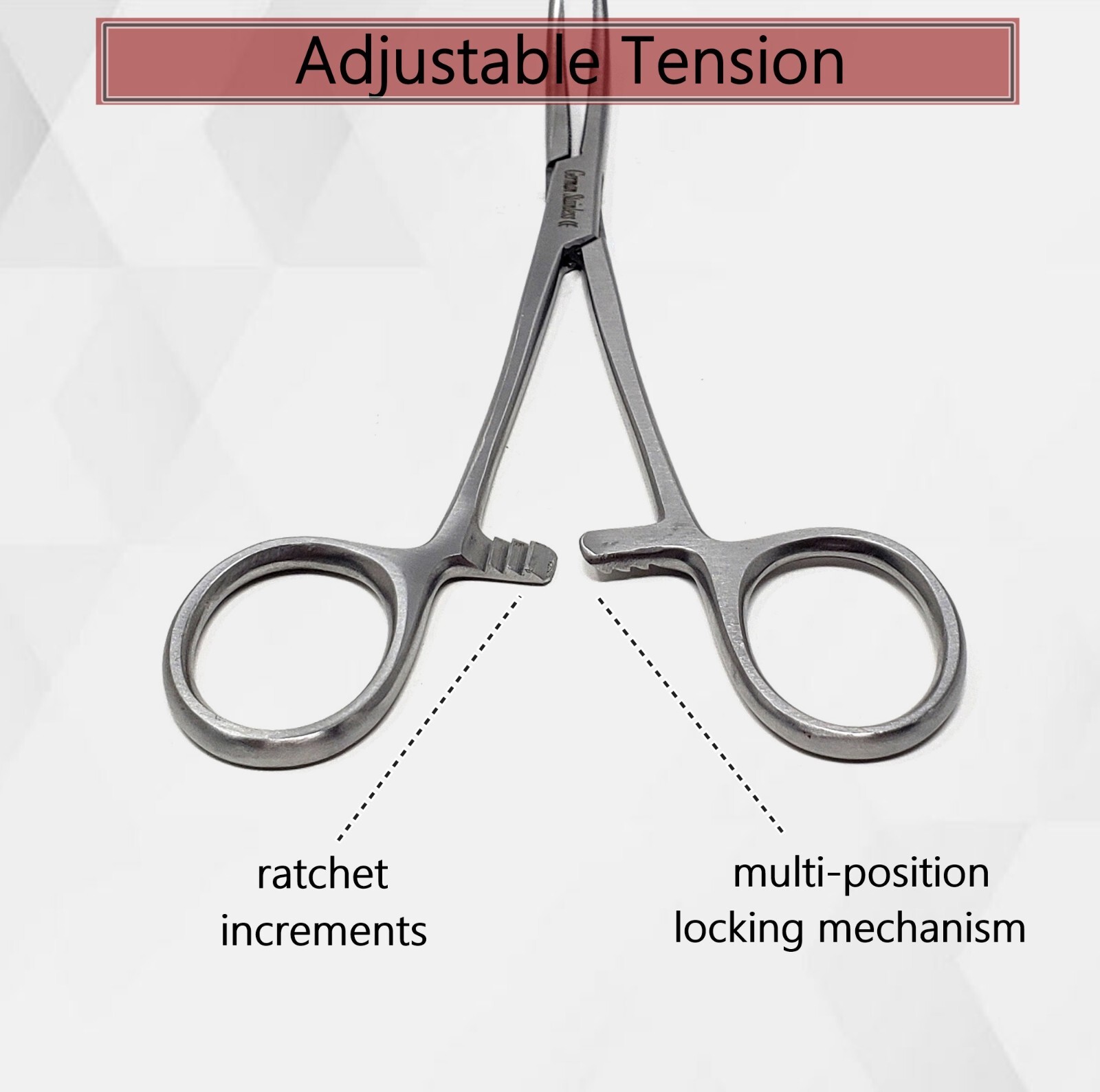 2Pcs Set 8″ + 10″ Straight Hemostat Forceps Locking Clamp Fishing Plier German G