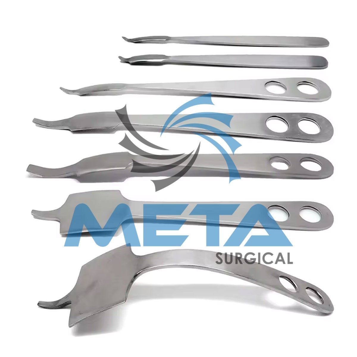 Hohmann Retractor 7 Pcs Surgical Orthopedic Instruments Set