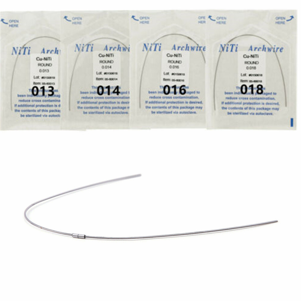Dental Orthodontic Super Elastic Arch Wire Cu-NiTi Rectangular Damon Stops