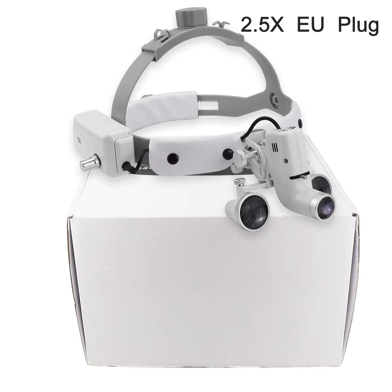 Medical Surgical ENT Dental Medical Binocular Loupes Headband Magnifier With LED