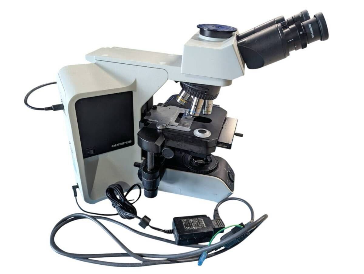 OLYMPUS BX43F Biological Microscope U-LHLEDC Powers On Tested Japan 022