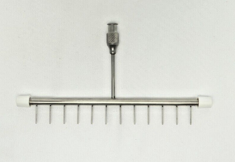 Wheaton 12 Position Refillable Syringe Microtest Manifold Straight 96Well 851388