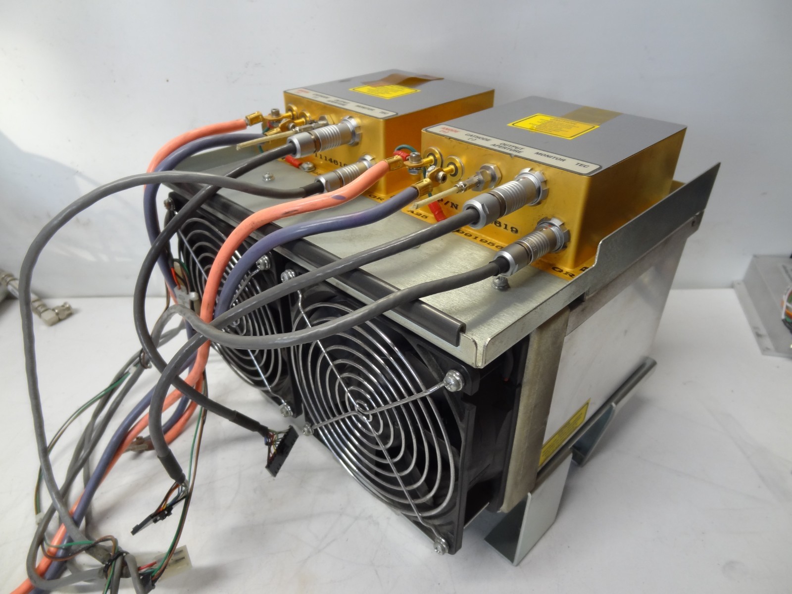 2x Coherent FAP800-25W-807 Fiber-Coupled Diode Laser w/ Heatsink #L212