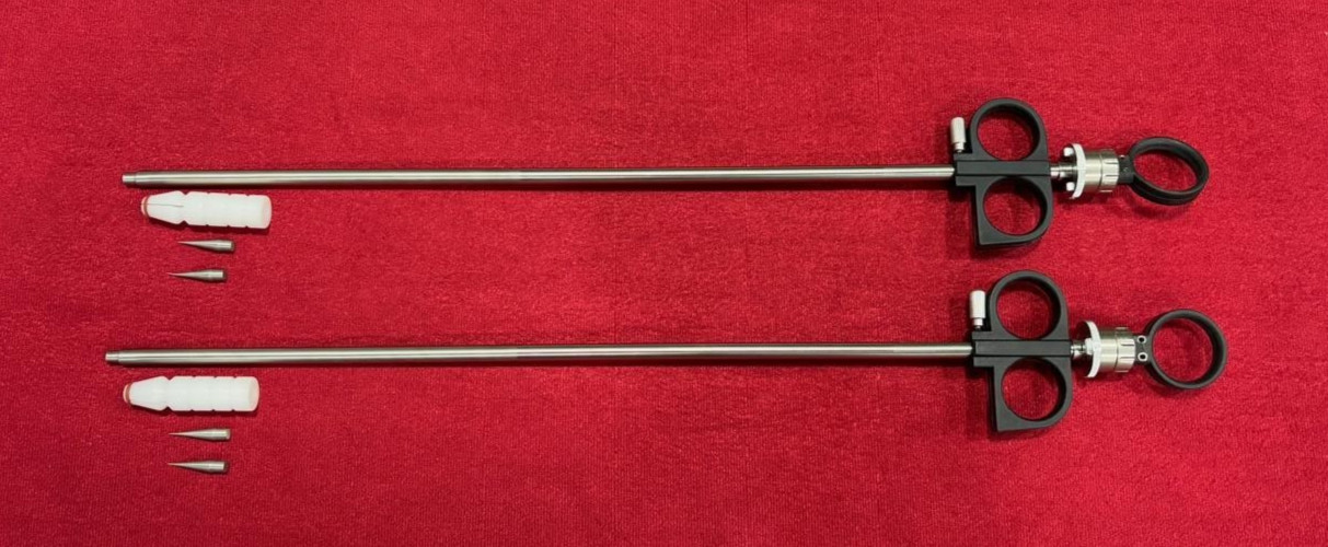 2pc-Gynecology Ring Applicator Double Puncture 7mm SS Best Quality Reusable