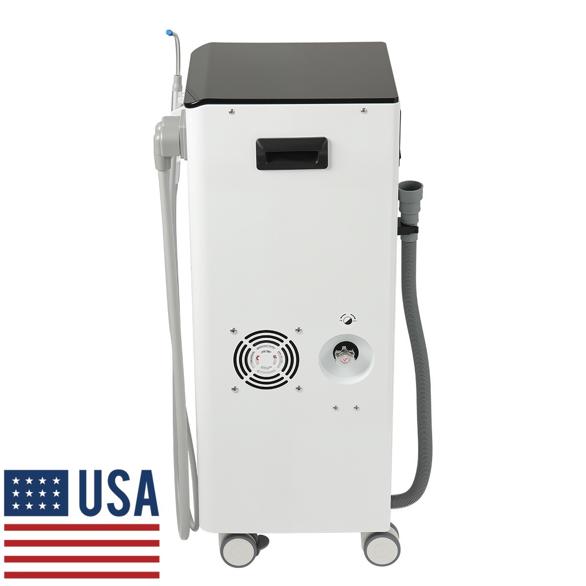 Portable Dental Suction Unit Mobile Suction Vacuum Pump Machine 400L/min AZDENT