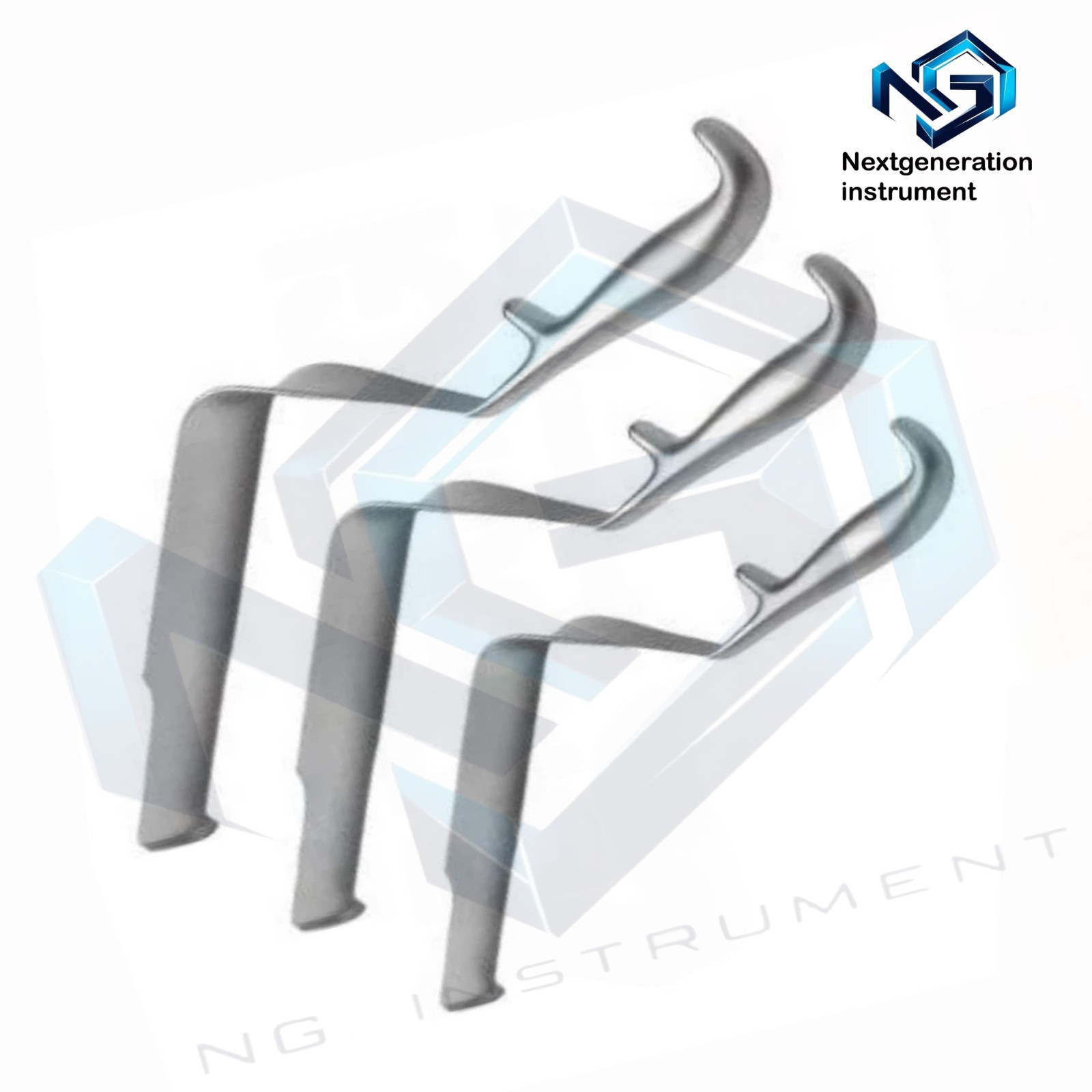 ST Mark Pelvis Retractor Set 3PCS Orthopedic Surgical Stainless Steel Tool