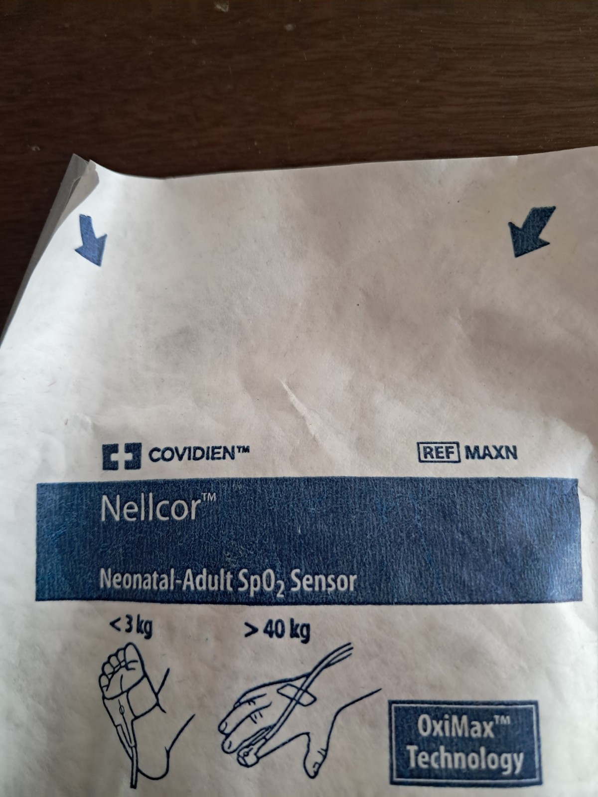 Nellcor, Neonatal-Adult Sp02 Sensor, MAXN (Lot Of 5)