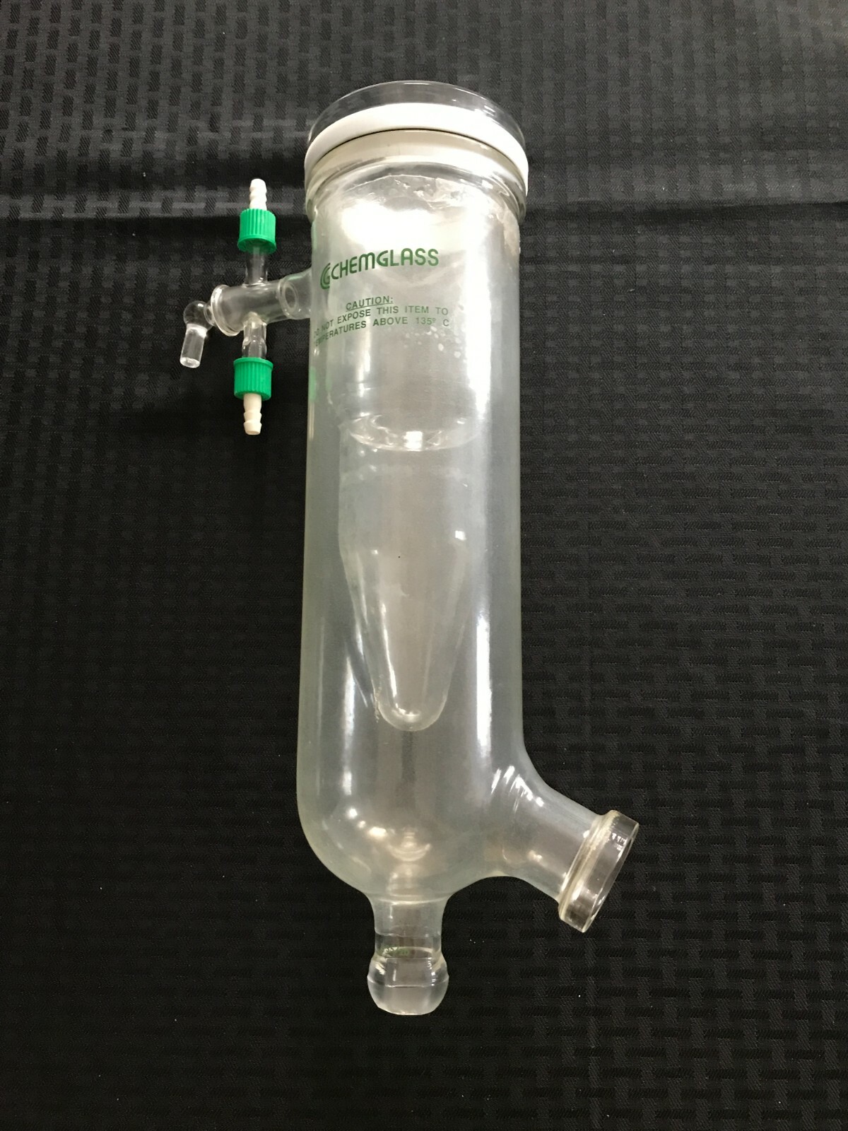 Chemglass Coated Glass “C” Rotary Evaporator Complete Dry Ice Condenser Assembly