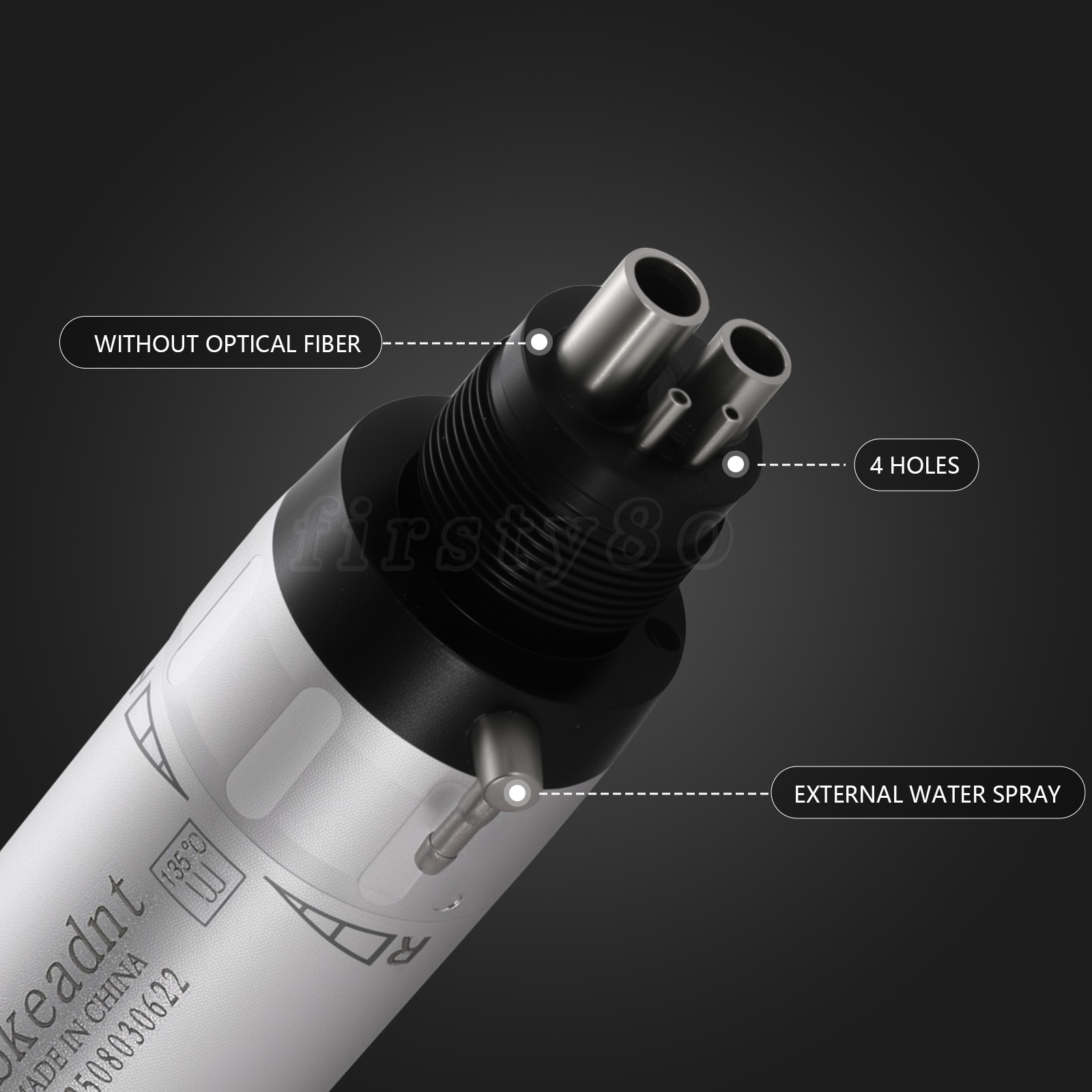 USA Dental Slow Low Speed Handpiece Air Motor 4 Hole ASkeadnt