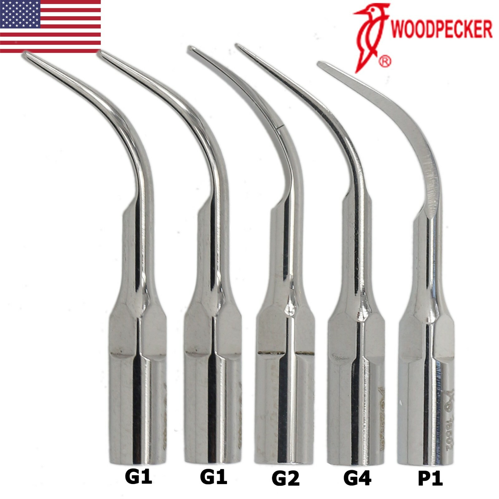 Woodpecker Dental Ultrasonic Scaler Tips Scaling Periodontic G1 G2 G4 P1 Kit EMS