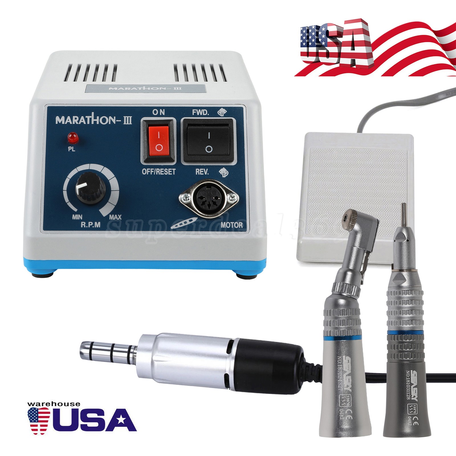 VRN Dental LED Light Ultrasonic Piezo Scaler Handpiece PH-1 For EMS WOODPECKER