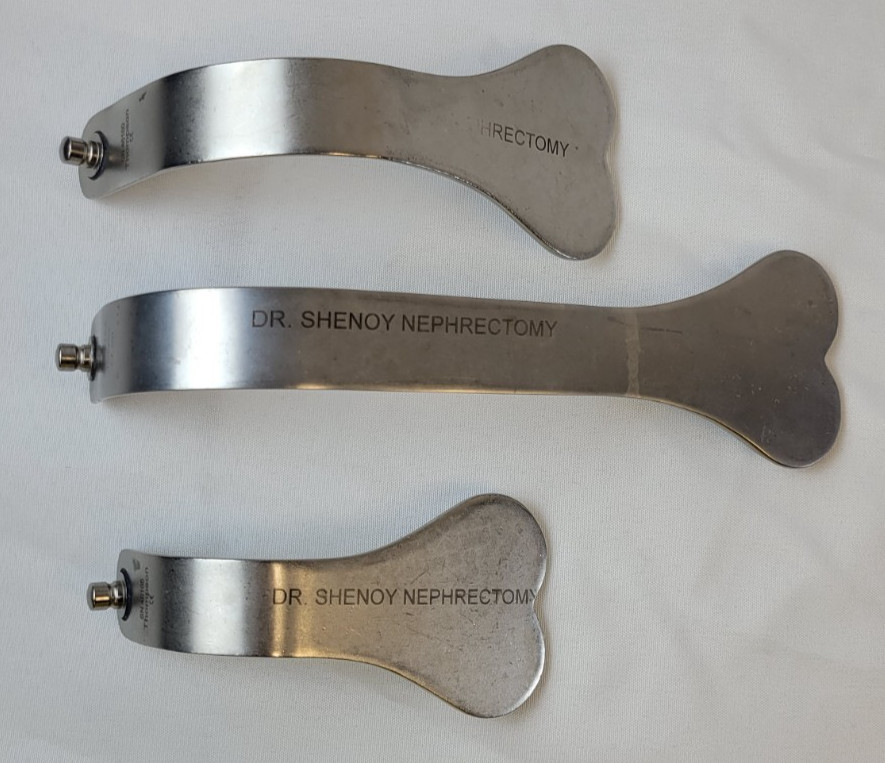 Thompson Surgical Nephrectomy Kidney Malleable 11 Piece Retractor Blade Set