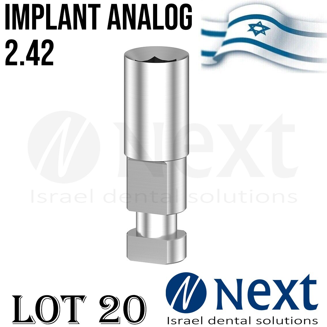 Lot x 20 Analog for all internal hex system 2.42