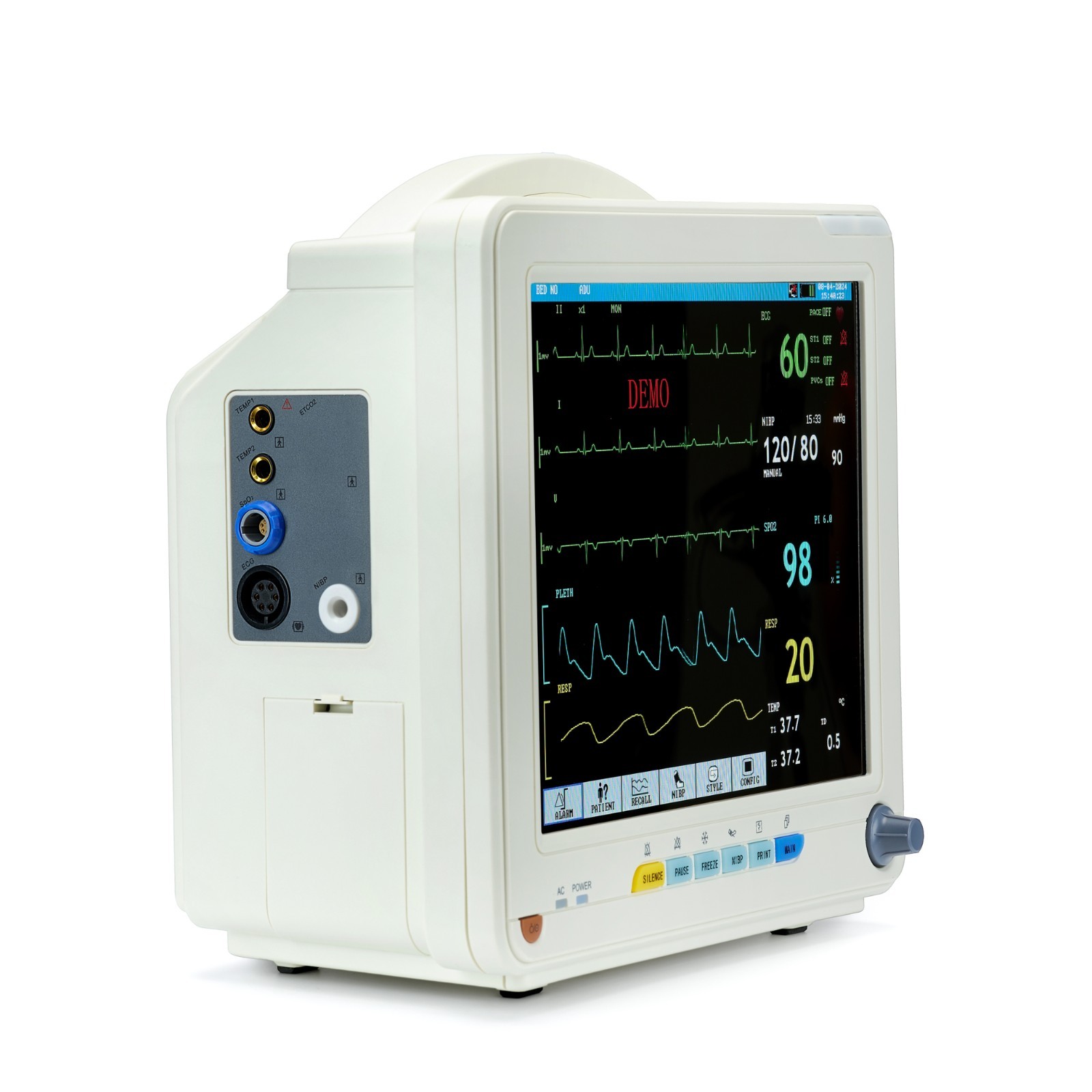 VET 12-inch color screen multi-parameter patient monitor Vital Signs Monitor