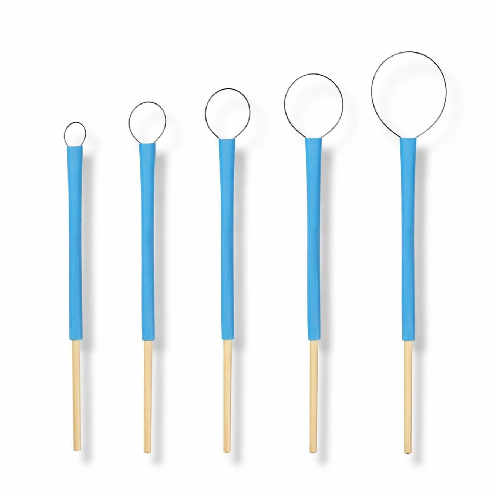 5 Pcs Round Loop Electrodes Tungsten Tips Reusable CE