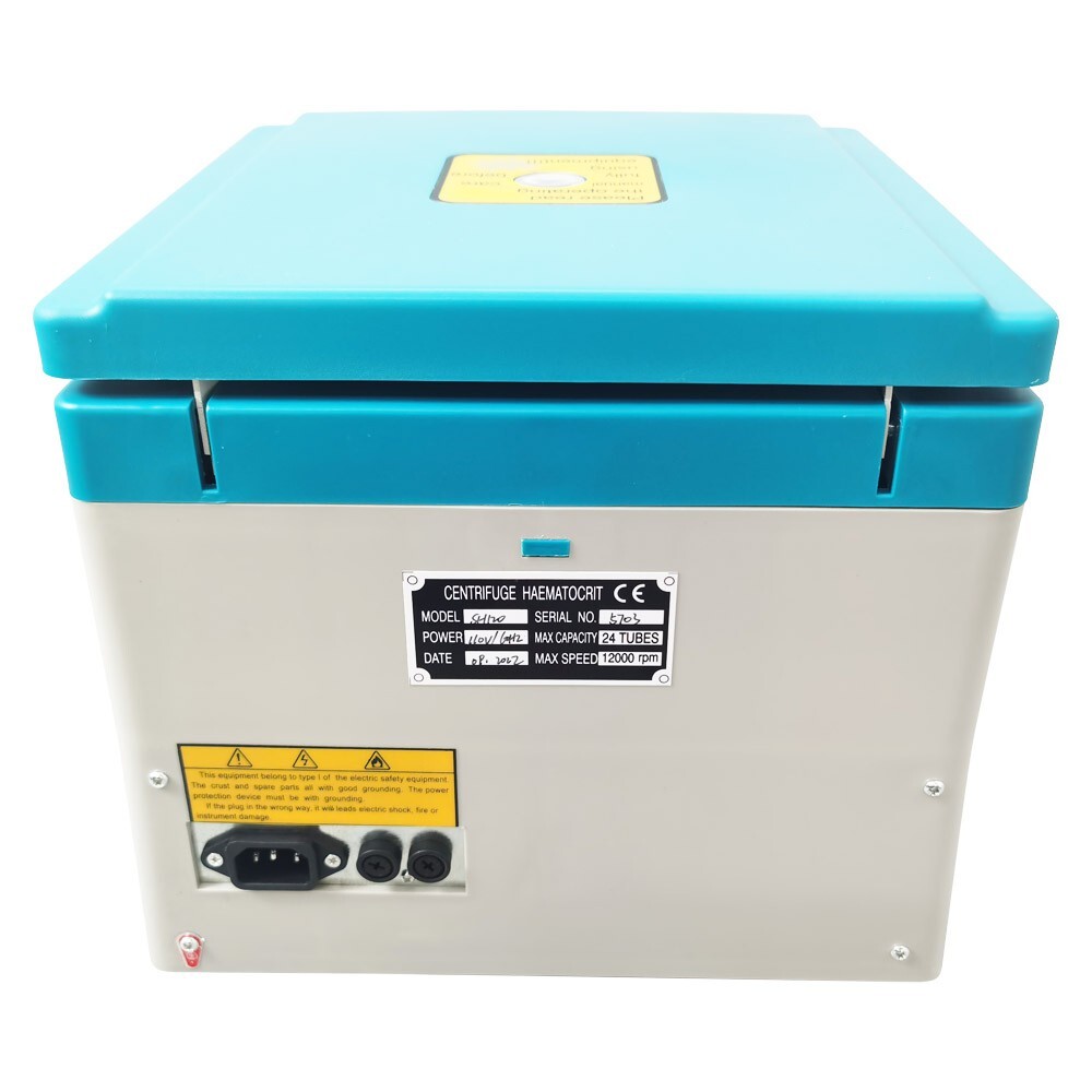 110V SH-120 Microhematocrit High Speed Electric Medical Lab Centrifuge 100W