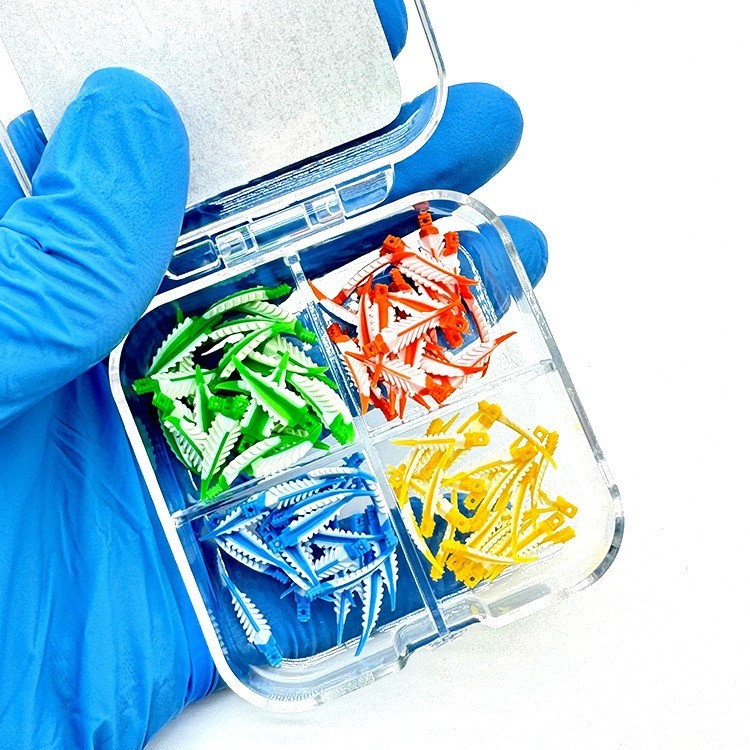 100 x Disposable Plastic Wave Shape Dental Tooth Gap Composite Interdental Wedge