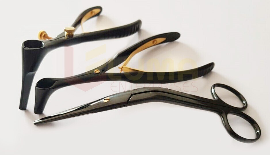 Killian, Vienna Nasal Speculum And Cottle Nasal Scissors With Ceramic Coating Se