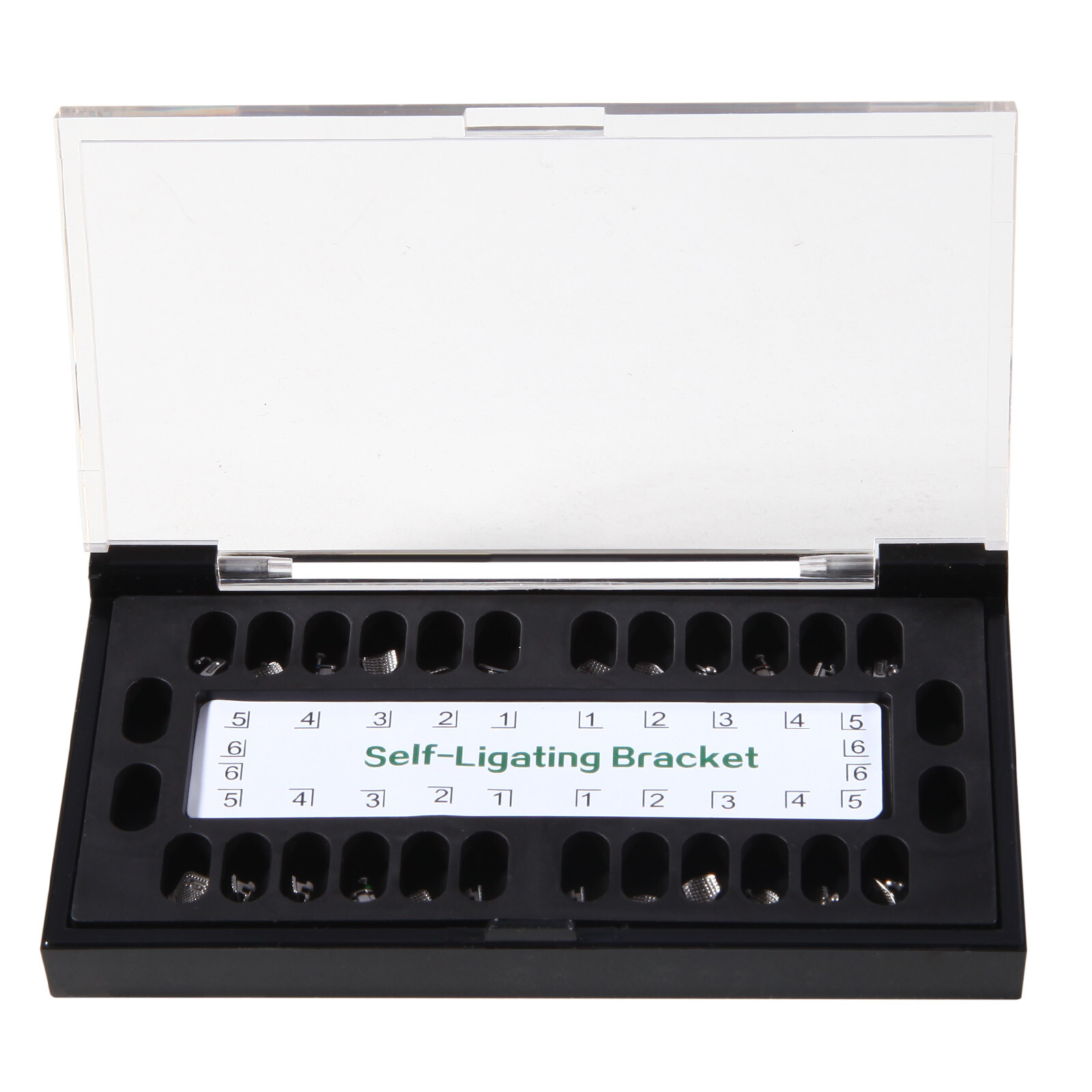 Dental Orthodontic Self-Ligating Brackets Braces Roth 022 Hooks 345 Buccal Tubes