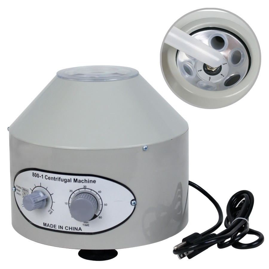 Desktop 800-1 Electric Centrifuge 4000Rpm Laboratory Medical Practice w/ Timer