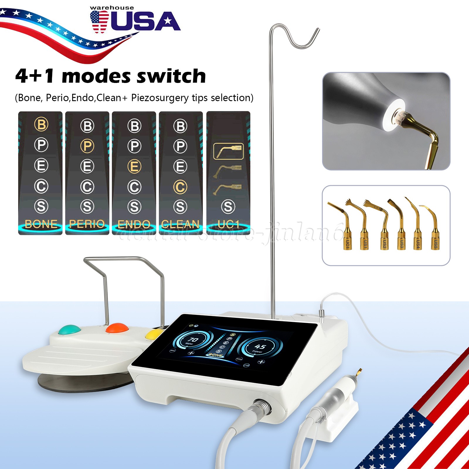 Dental Piezo Surgery Bone Cutter Ultrasonic Bone Piezosurgery Surgical Motor