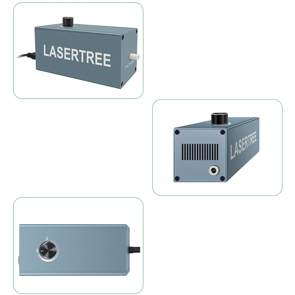 LASER TREE Laser Air Assist Compressor 15L/Min Air Pump （US/EU Plug）