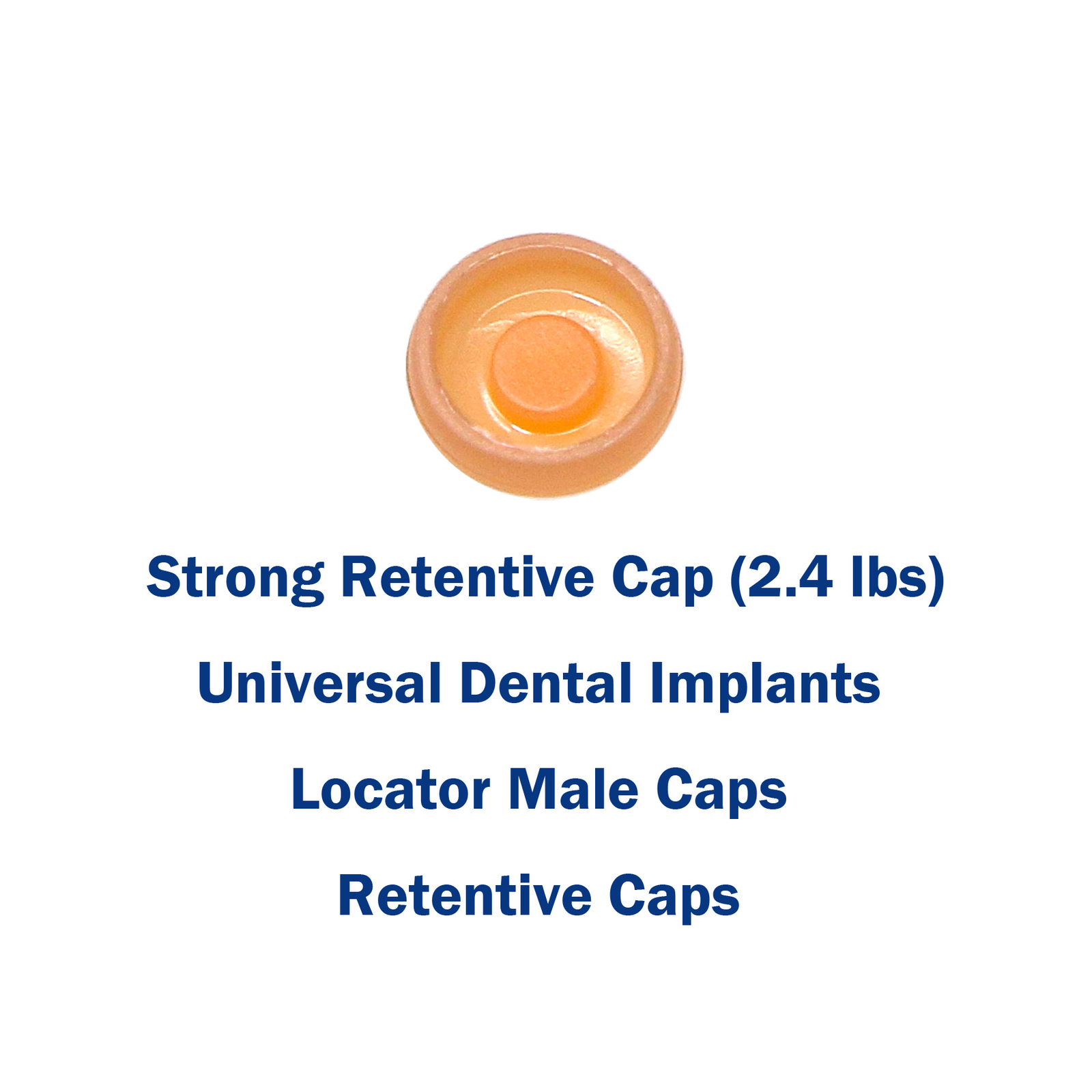 Strong Retentive Caps Overdenture Attachments Abutments Dental Metal Housing