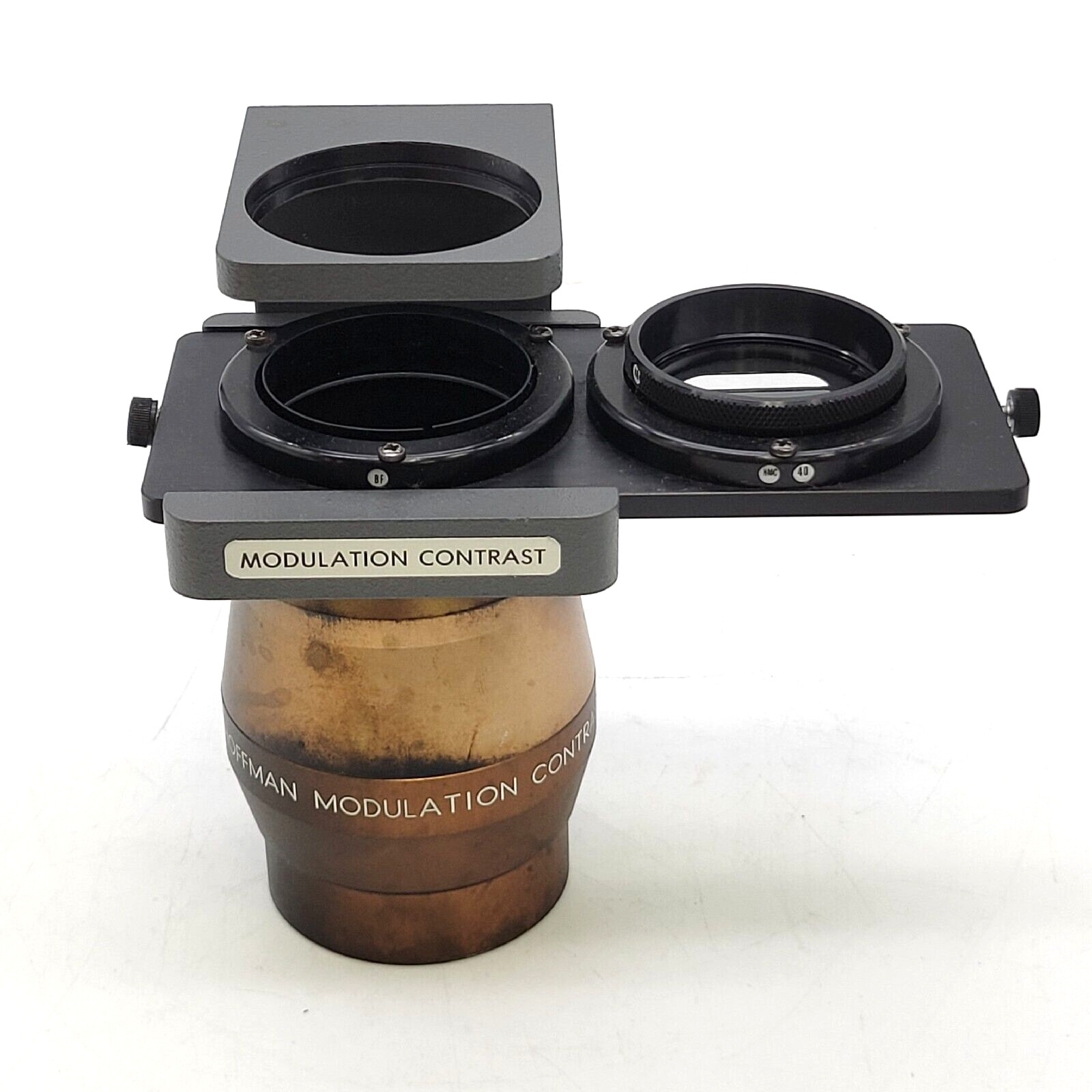 Hoffman Modulation Inverted Microscope Condenser Model EP4 40mm WD 0.5NA HMC 40