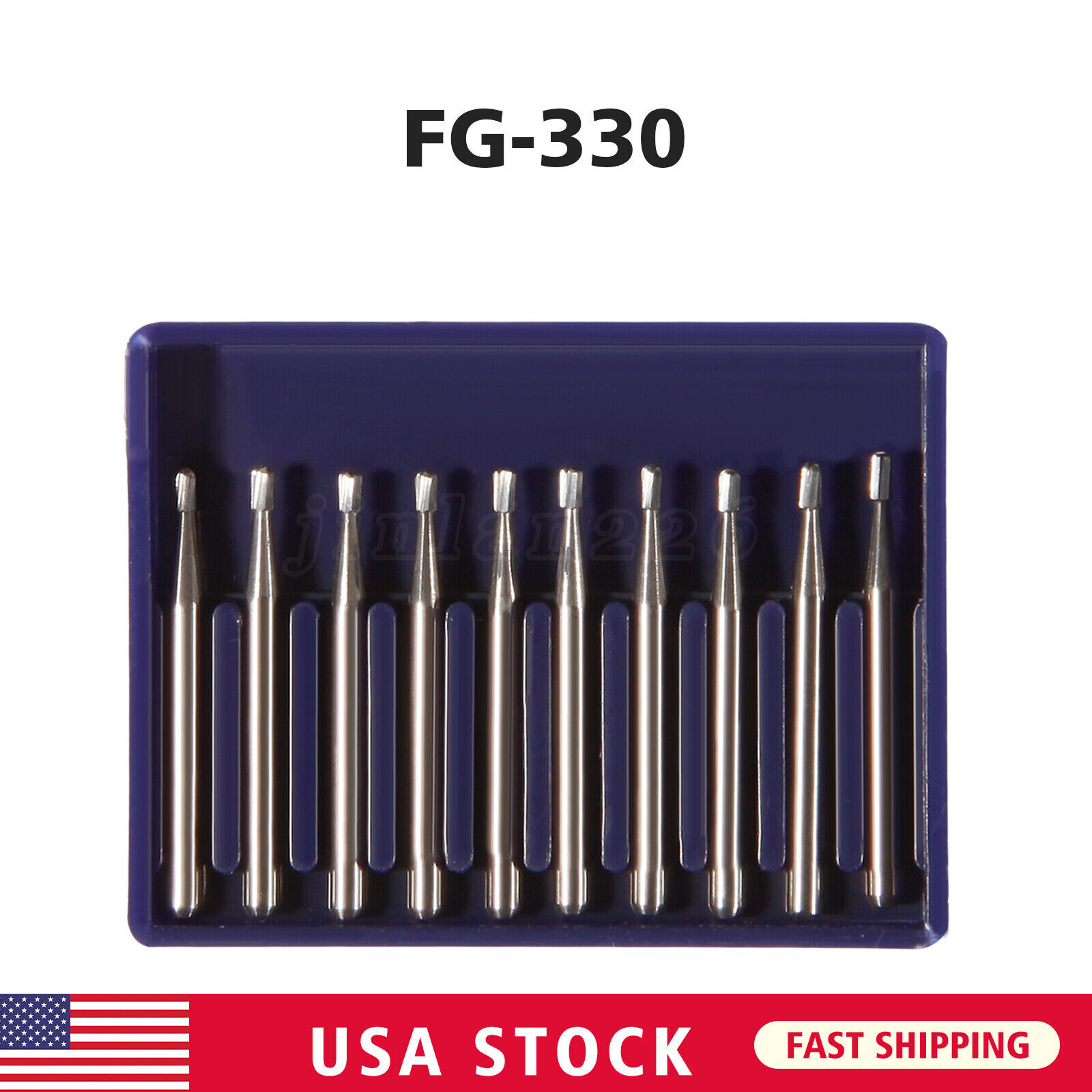 10-100pcs Dental Tungsten Carbide FG Burs Round Bur For High Speed Handpiece USA