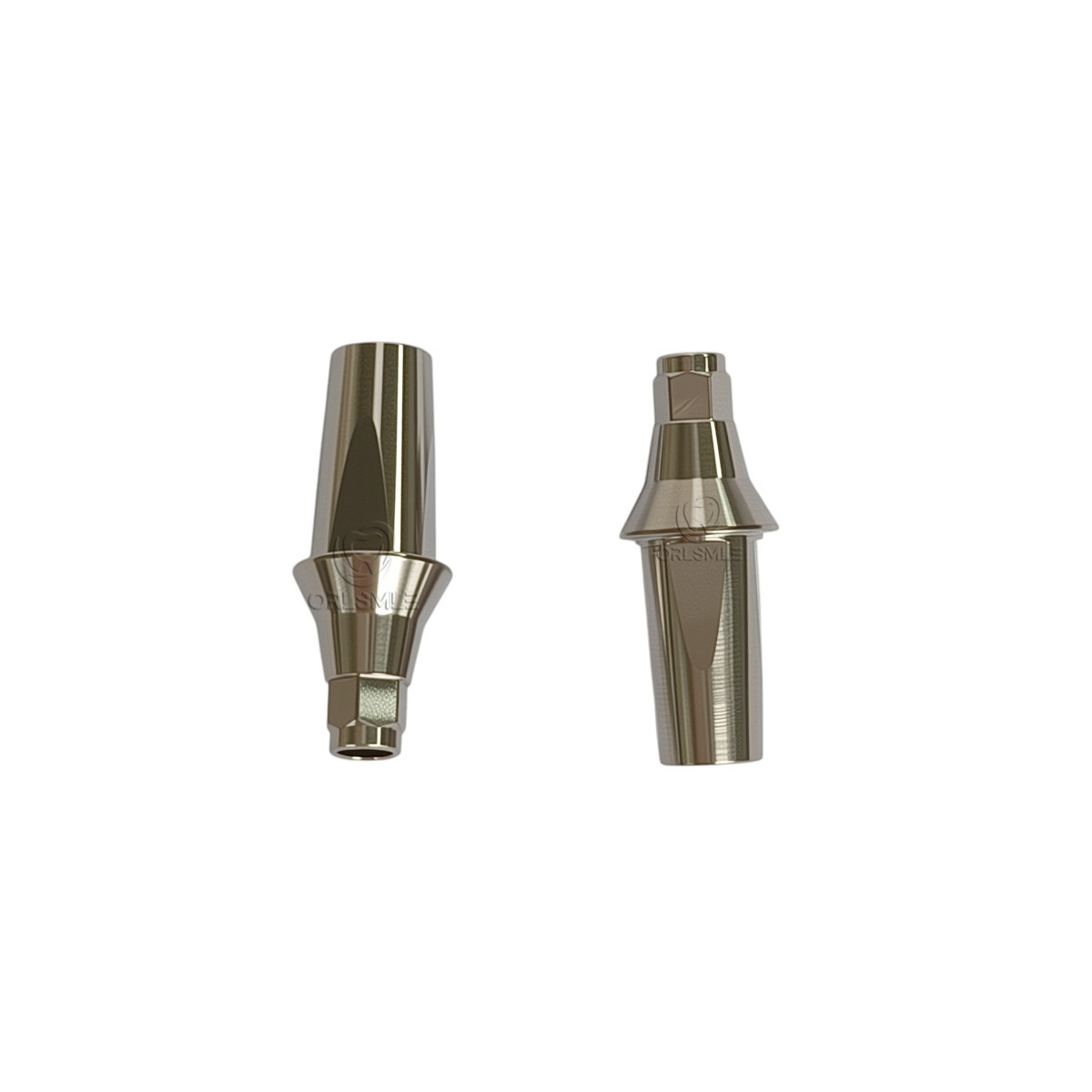 10 pcs Titanium straight abutment compatible with ICX platform D5.0 with screw