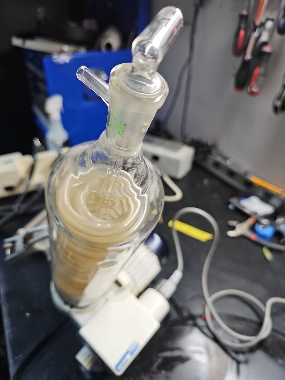Buchi Rotavapor R KRvr Rotary Evaporator w/Glass Condenser Tested