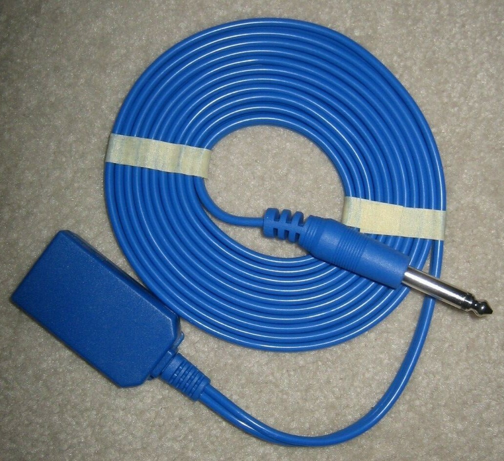 Electrosurgical 10ft 3m Cable ESU Cord Cautery Grounding Monopolar 6.3mm Banana