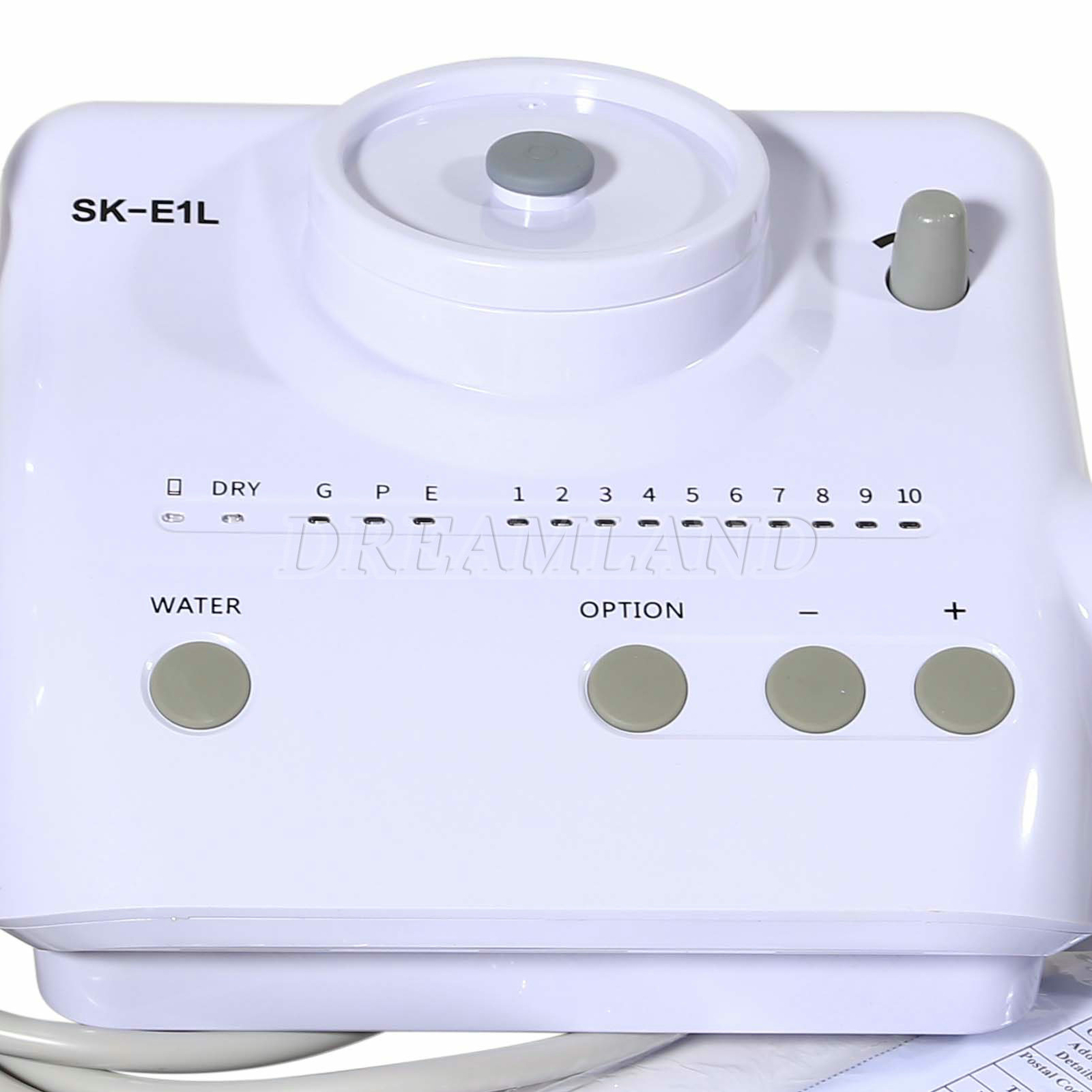 Dental Fiber Optic Ultrasonic Scaler 2*Bottles with LED Detachable Handpiece