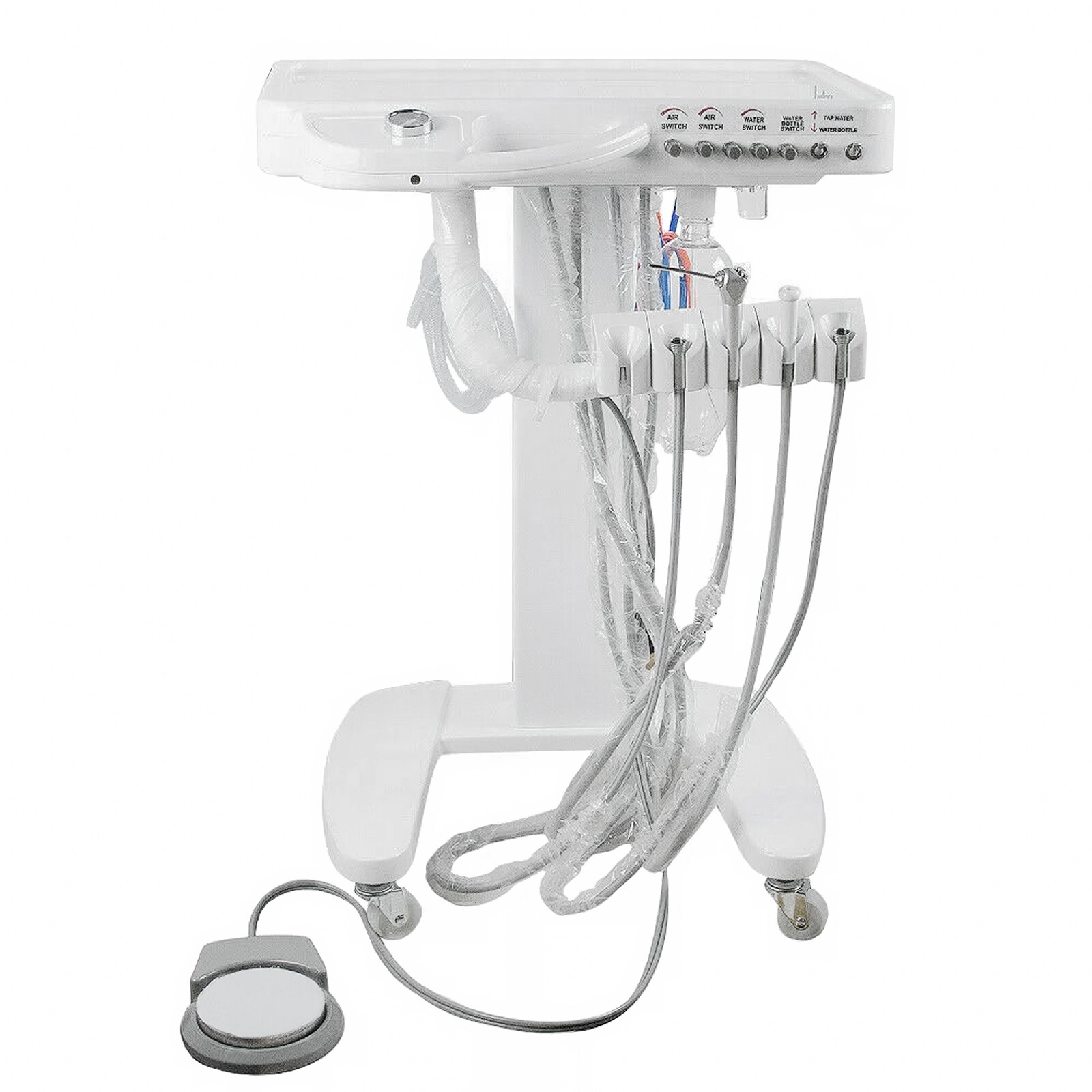 Portable 4H Mobile Dental Delivery Unit System Cart Treatment/Turbine Unit 4H