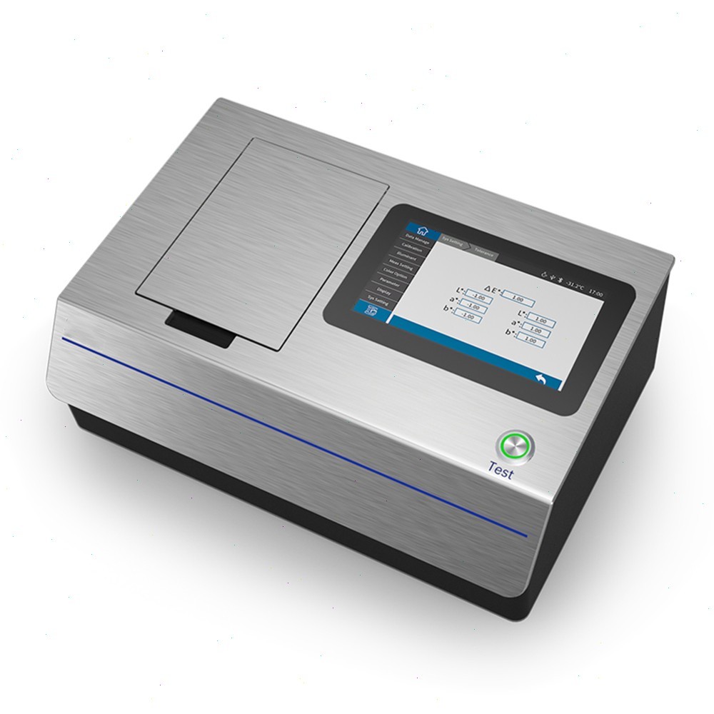 Liquid Colorimeter with Inter-instrument Error ΔE*ab within 0.25 Data Storage