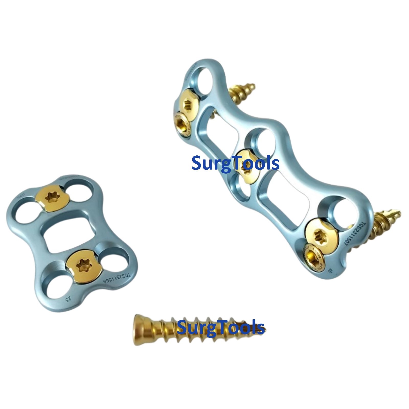 Titanium 3.5mm Anterior Cervical Fixation Locking Plates with Screws
