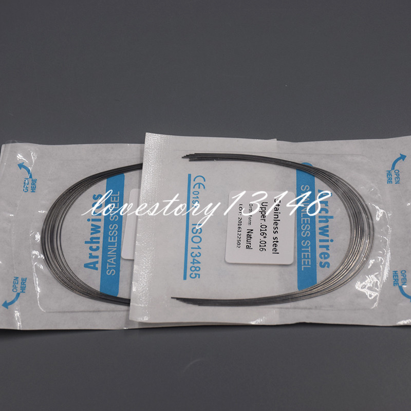 Dental Orthodontic Stainless Steel Rectangular Arch Wire Natural/Square/Ovoid