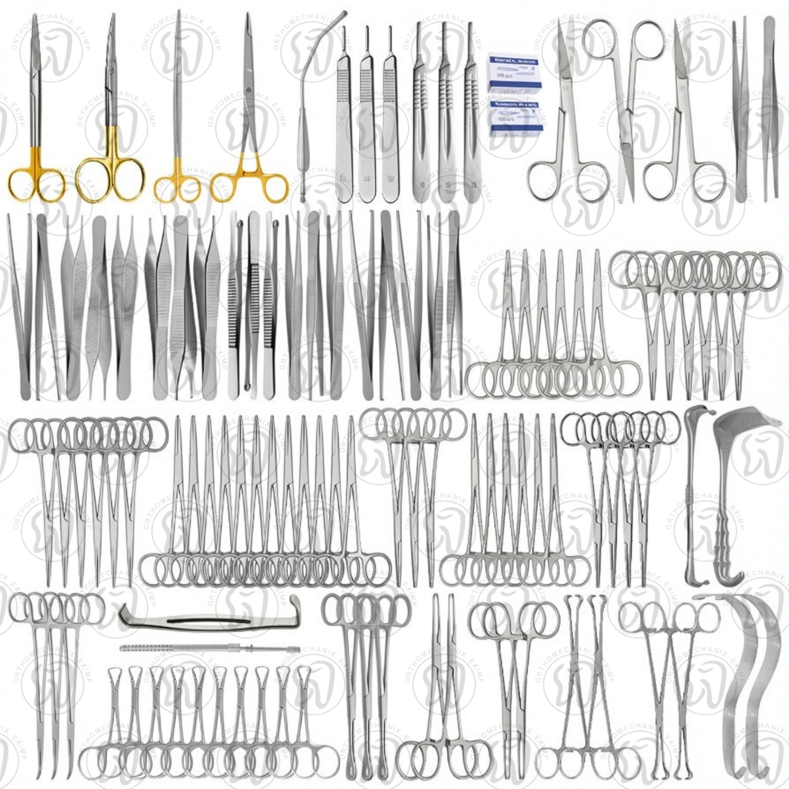 108 Basic Laparotomy Set Surgical Medical Instruments – US Duty Free