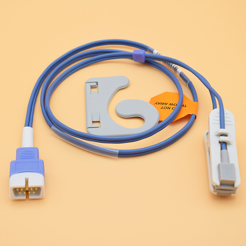 Nellcor 9pin Oximax Sensor Probe Adult Ear Clip Compatible Factory Supplier 1m