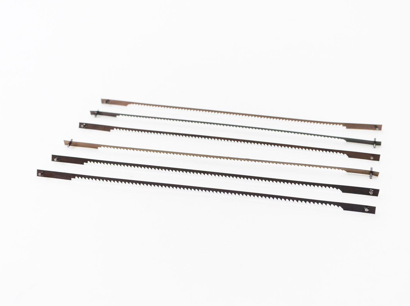 Dental Laboratory Trojan Pinned Saw Blades for 5″ Frame Pinned End – Bag of 12