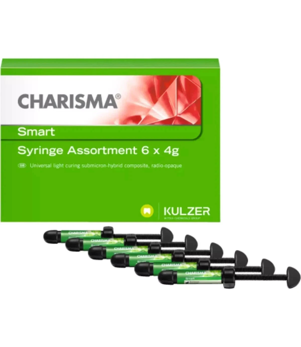 Kulzer Charisma Smart Dental Composite Restorative 6 Syr Kit (Free Ship) fS