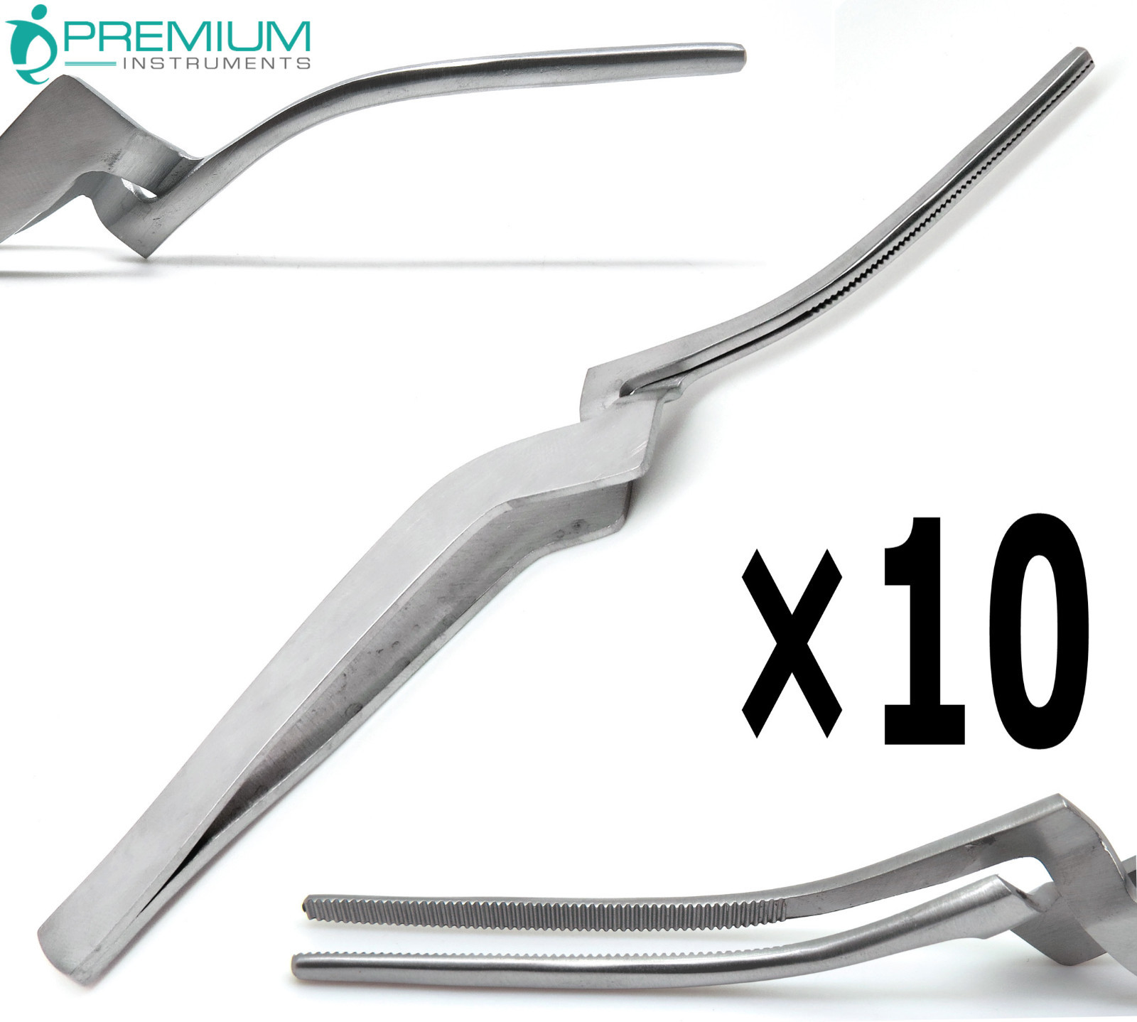 10 Pcs Articulating Paper Forceps Curved 6″ Dental Surgical UPGRADED Instruments