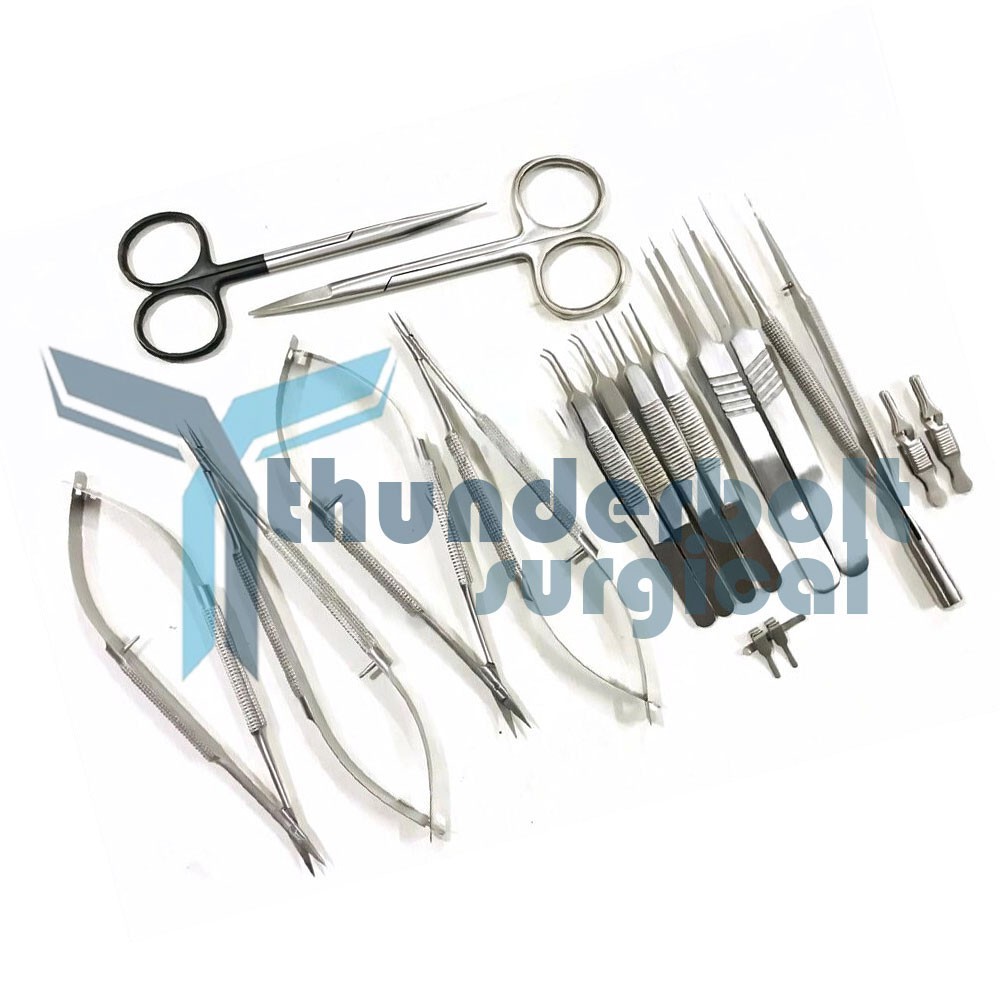 New Micro Hand Surgery Instrument Set Stainless Steel Surgical Kit With Case