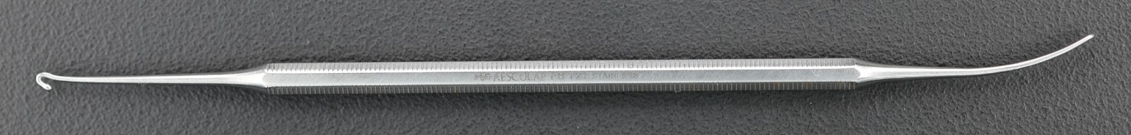 AESCULAP FB121 Varady Phlebextractor, Curved, Double Ended, Blunt/Blunt, 180mm