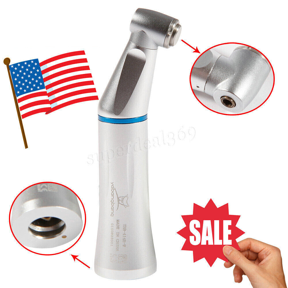 Dental Slow Low Speed Contra Angle Inner Water Spray Push Button Handpiece WY-US