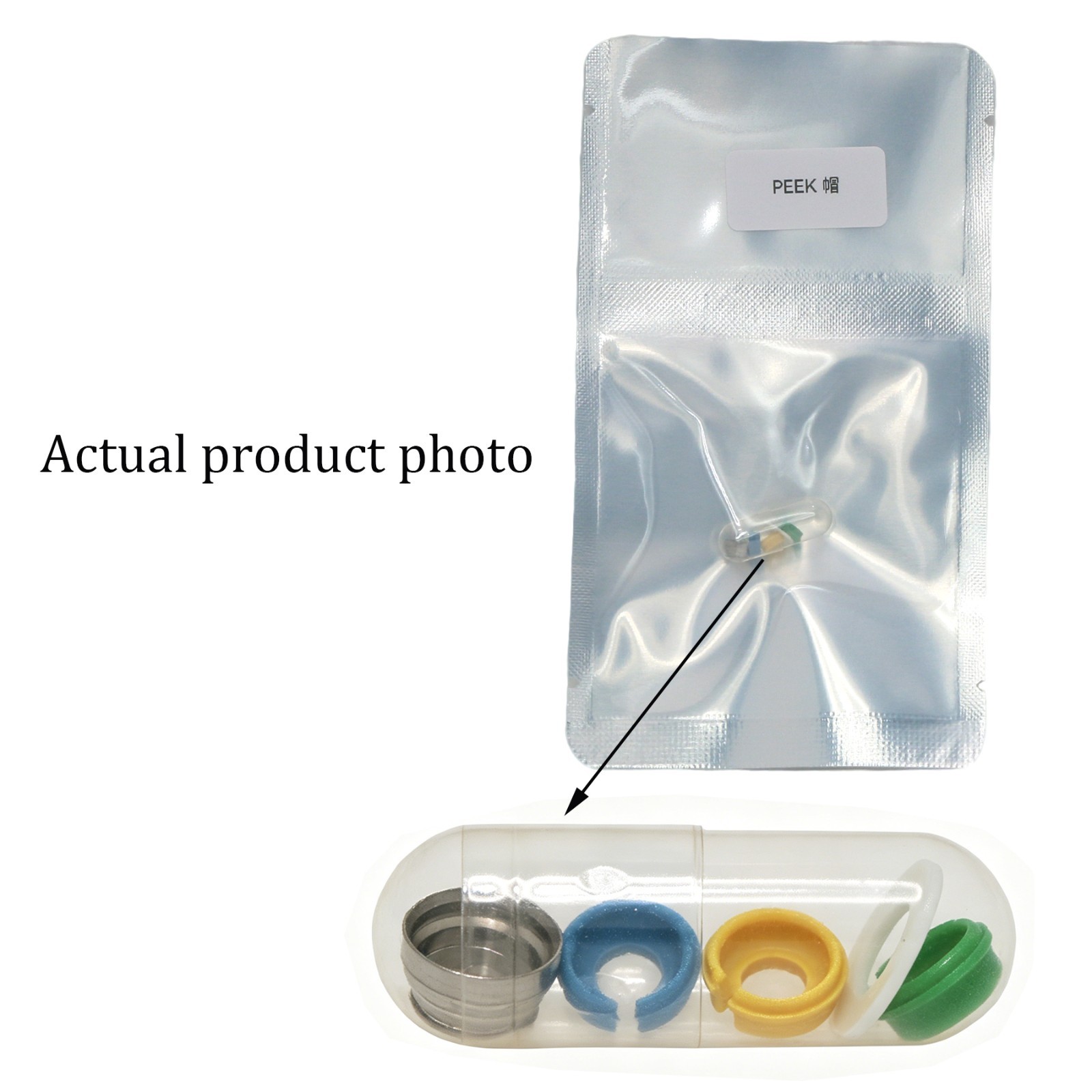 US Dental Navoloc Retention Inserts Cap Set LOCATOR Male Processing Cap Kit