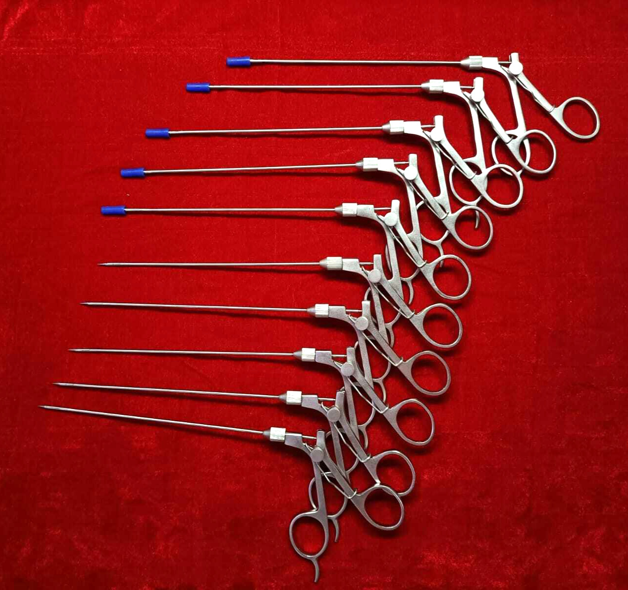 10pc-Laparoscopic Suture Passer Port Closure Endoscopy Surgical Instruments 2.5m