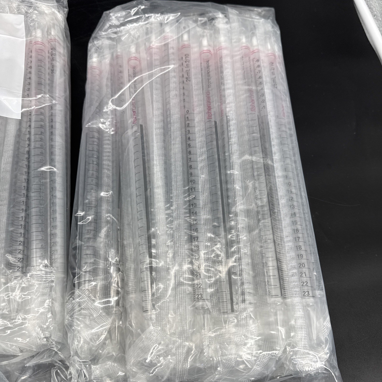 Lot 2 PKS Fisherbrand Cat No 13-676-10K Serological Pipets 10mL IN 2/10mL