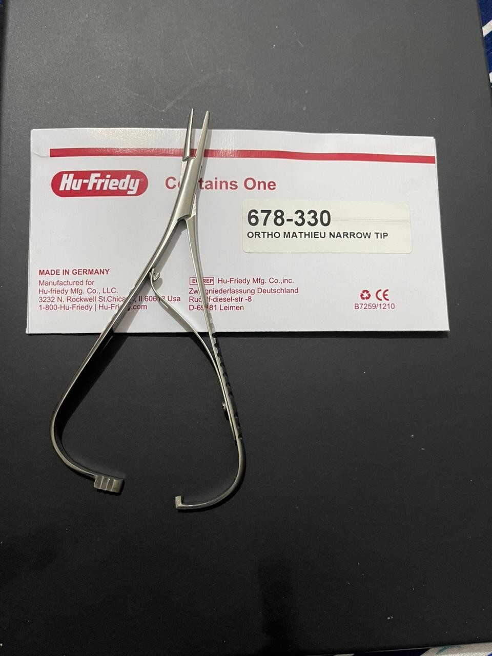 HU FRIEDY Mathieu Narrow Tip Orthodontic Plier | 678-330